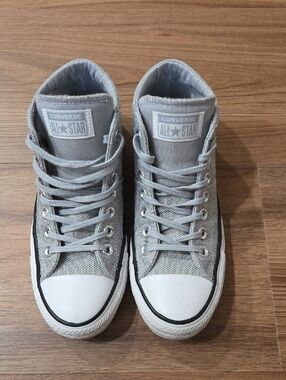 Converse Gray High-Top Canvas Sneakers
